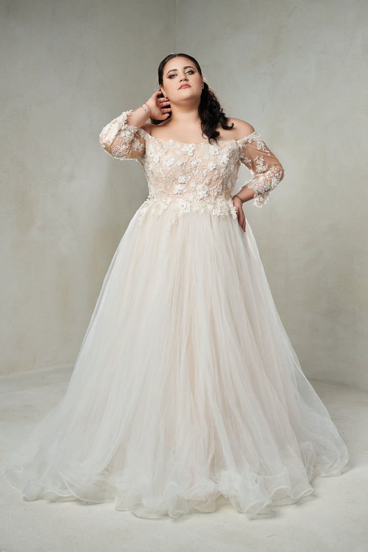 Rochie de mireasa plus size Panthea