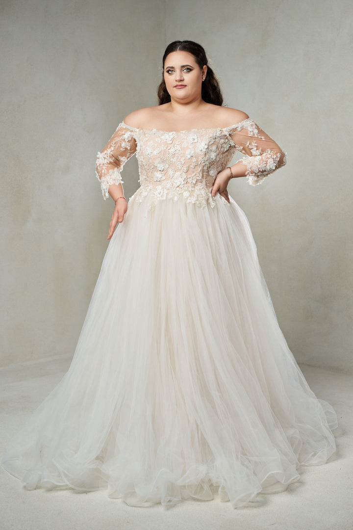 Rochie de mireasa plus size Panthea
