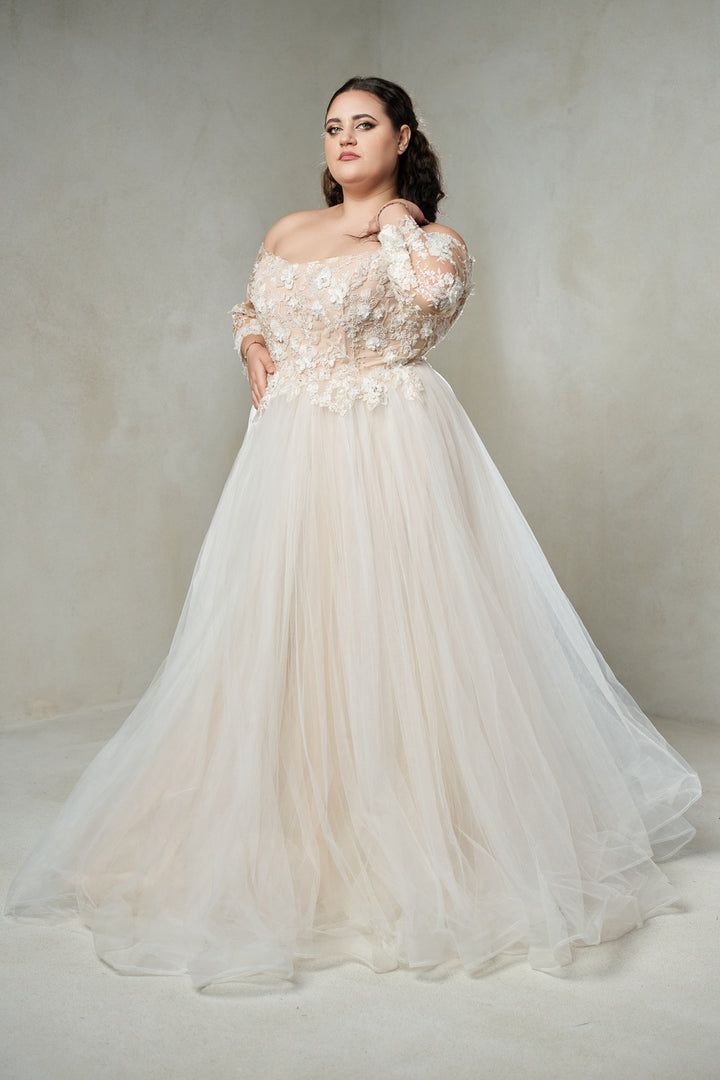 Rochie de mireasa plus size Panthea