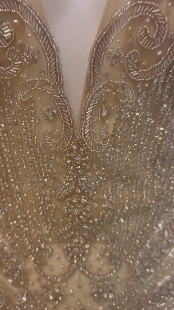 Sola stone and crystal dress