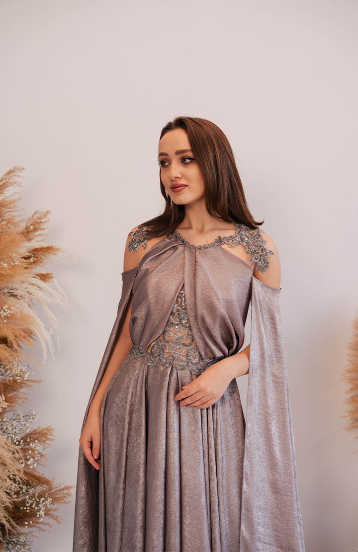 Rochie de seara cu cape Casini