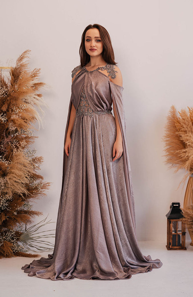 Rochie de seara cu cape Casini
