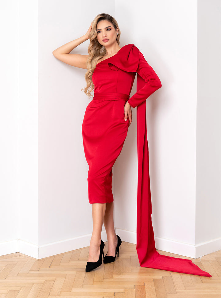 Rochie conica pe un umar Riri