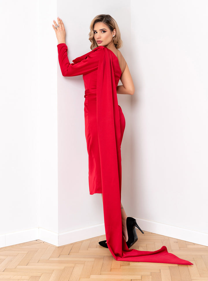 Rochie conica pe un umar Riri