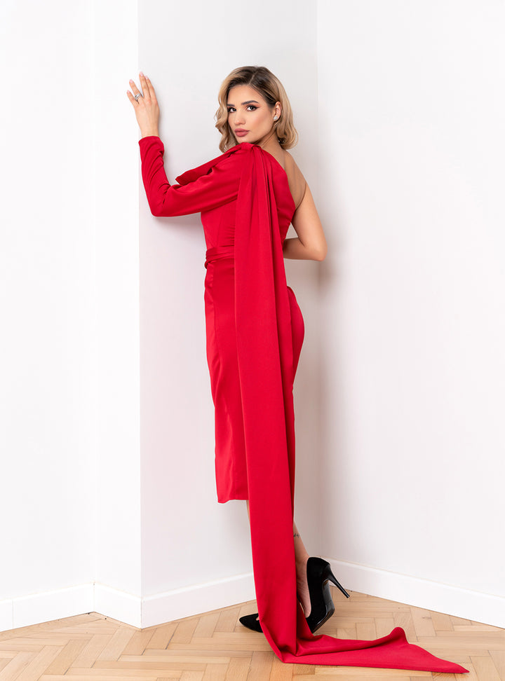 Rochie conica pe un umar Riri