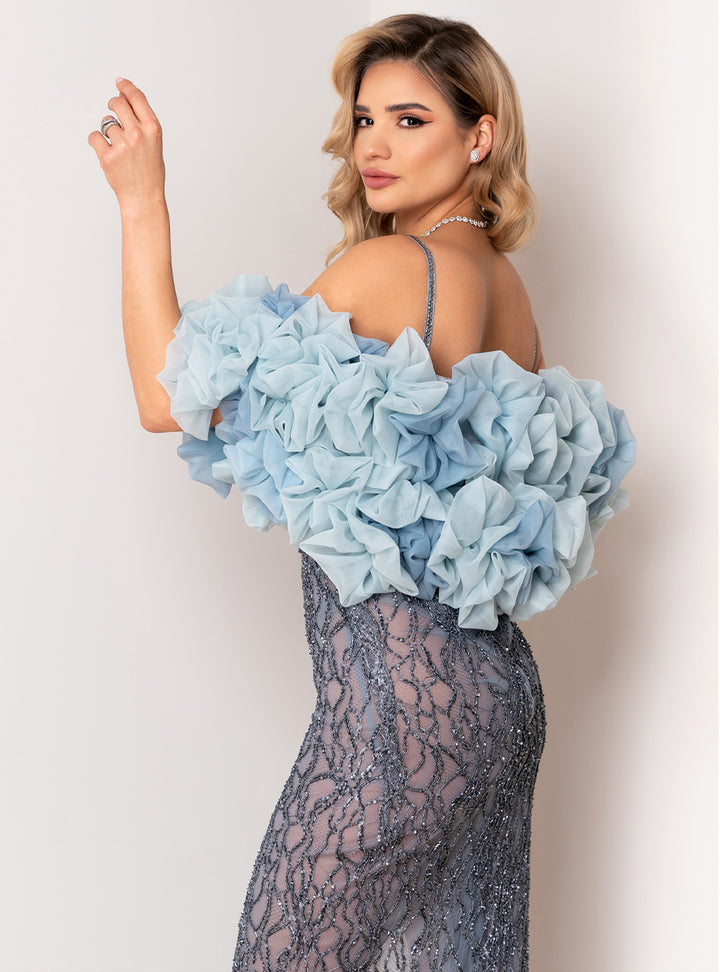 Rochie cu crapatura Kira