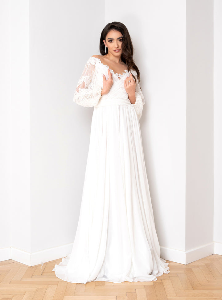 Rochie de mireasa boho chic Naina