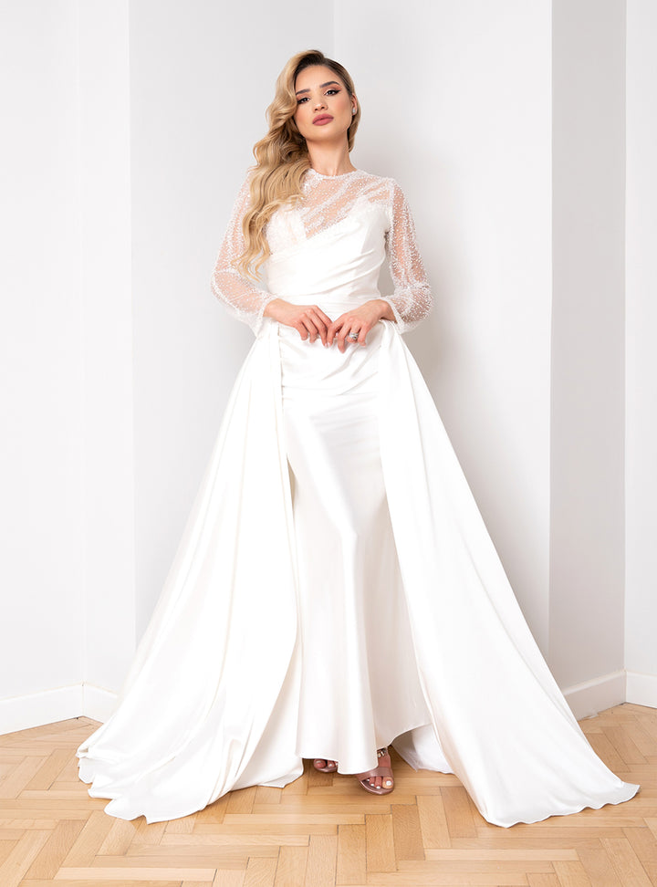 Rochie de mireasa cu trena detasabila Alisse