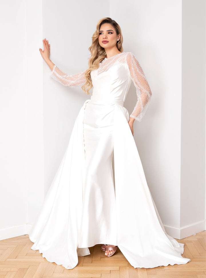 Rochie de mireasa cu trena detasabila Alisse