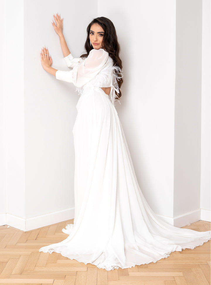 Rochie de mireasa din 2 piese Gazel