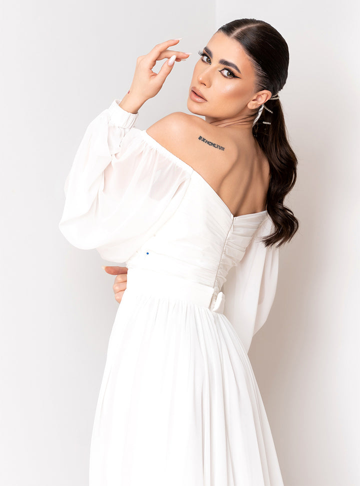 Rochie de mireasa din voal Dineris