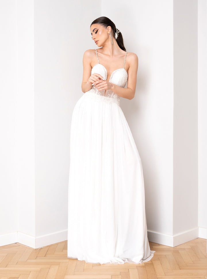 Rochie de mireasa dreapta Mineli