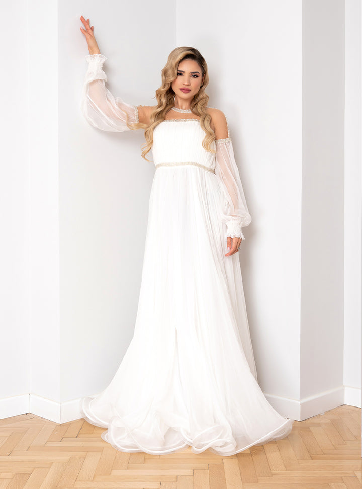 Rochie de mireasa matase Acasia