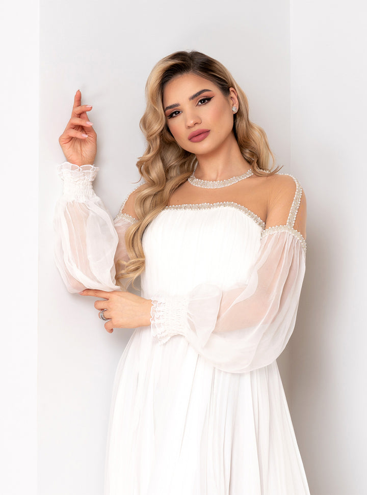 Rochie de mireasa matase Acasia