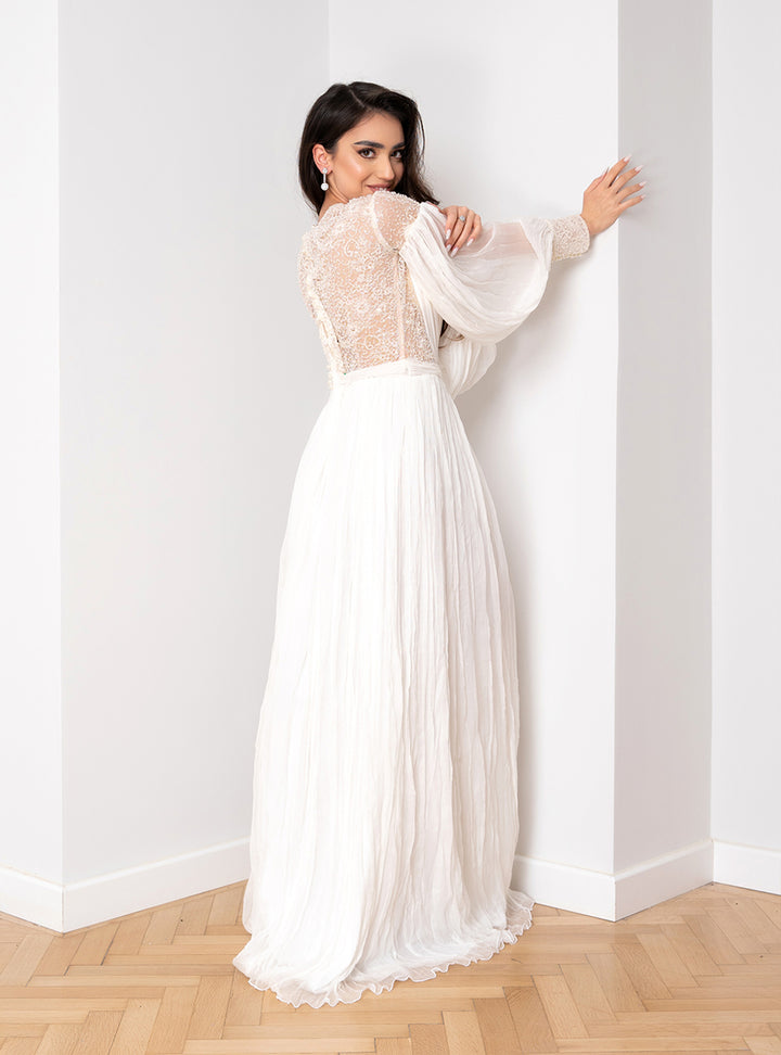 Rochie de mireasa matase Elenis