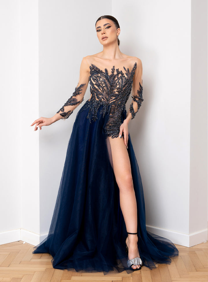 Rochie pe corp cu body Vivis