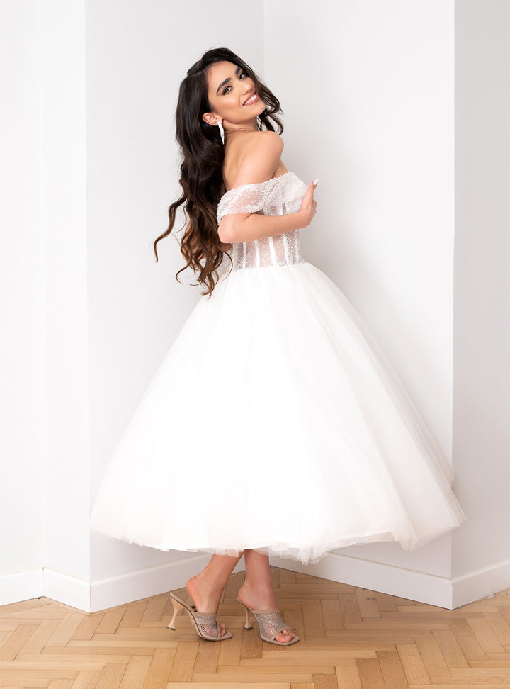 Rochie scurta din tulle Tulula