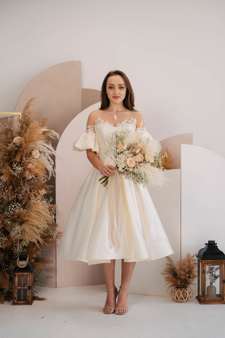 Taffeta wedding dress - Dyana