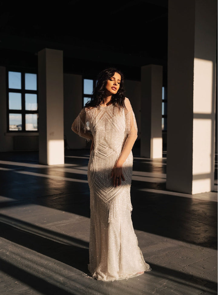 Crystal wedding dress