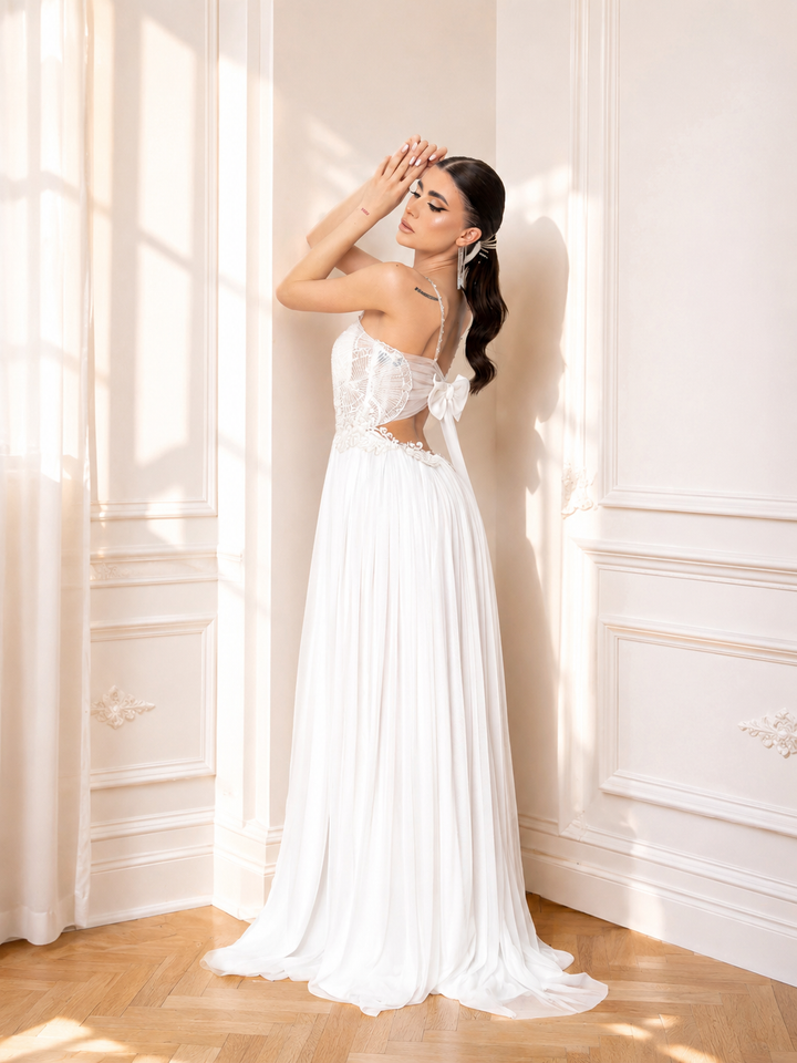 Rochie de mireasa dreapta Mineli
