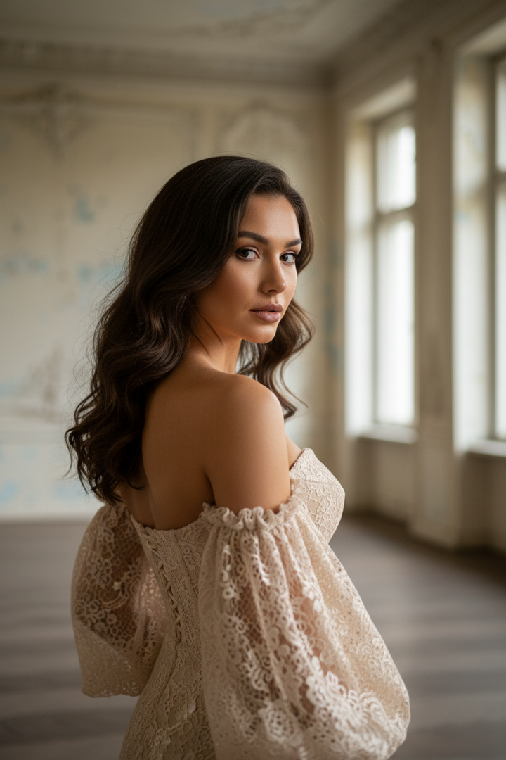 Rochie scurta din dantela Daniele