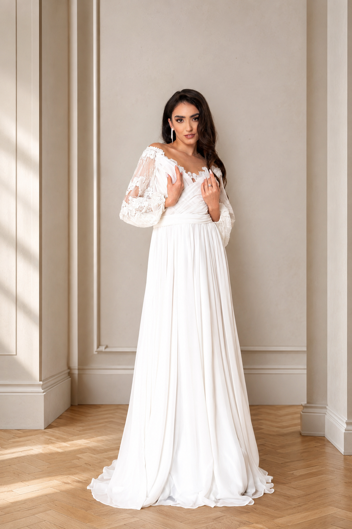 Rochie de mireasa boho chic Naina