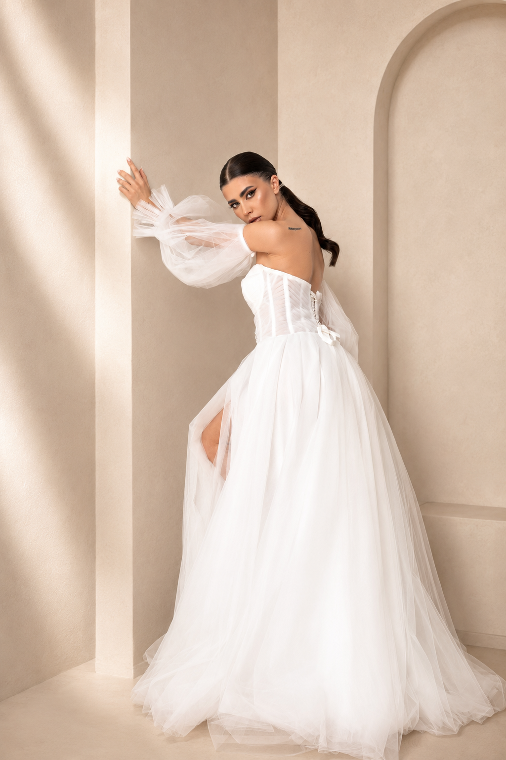 Rochie mireasa din tulle Despina