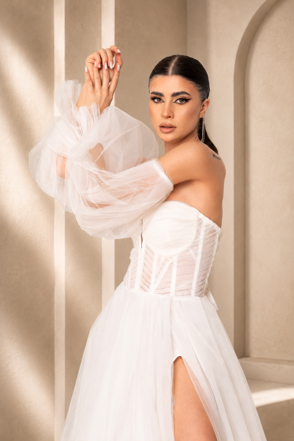 Rochie mireasa din tulle Despina