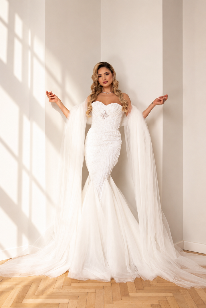Rochie de mireasa sirena Sira