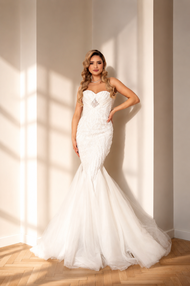 Rochie de mireasa sirena Sira