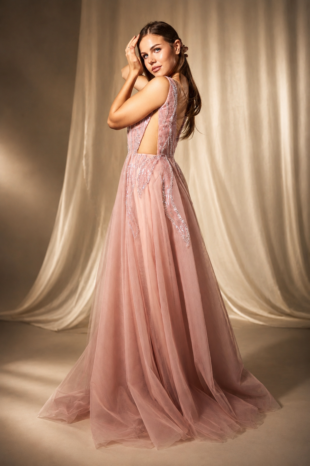 Rochie eleganta din tulle Vaya