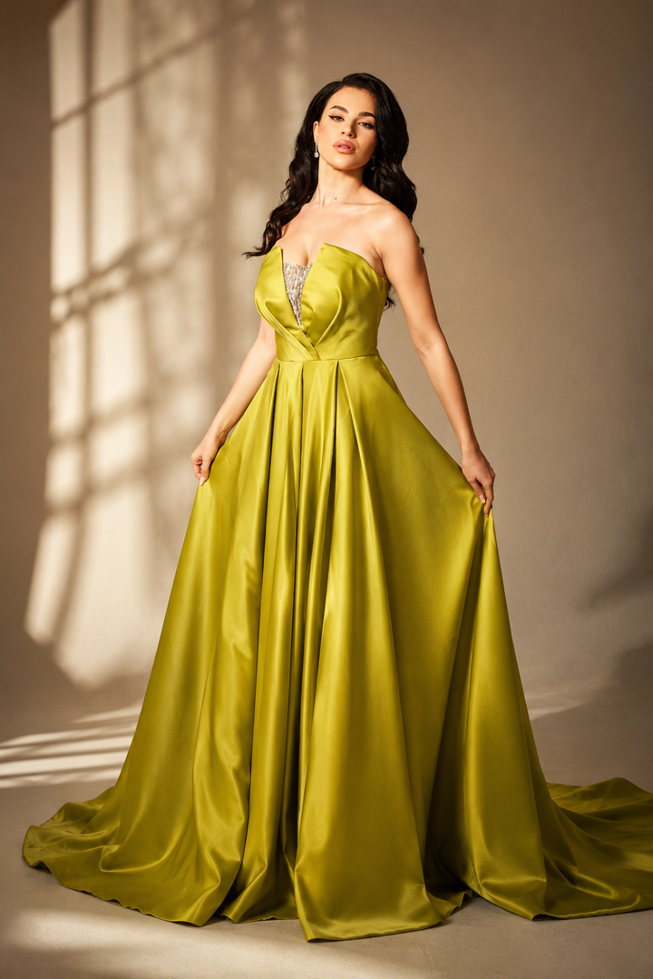 Rochie structurata din tafta Esmera