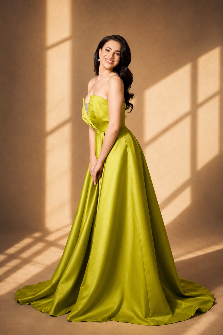 Rochie structurata din tafta Esmera