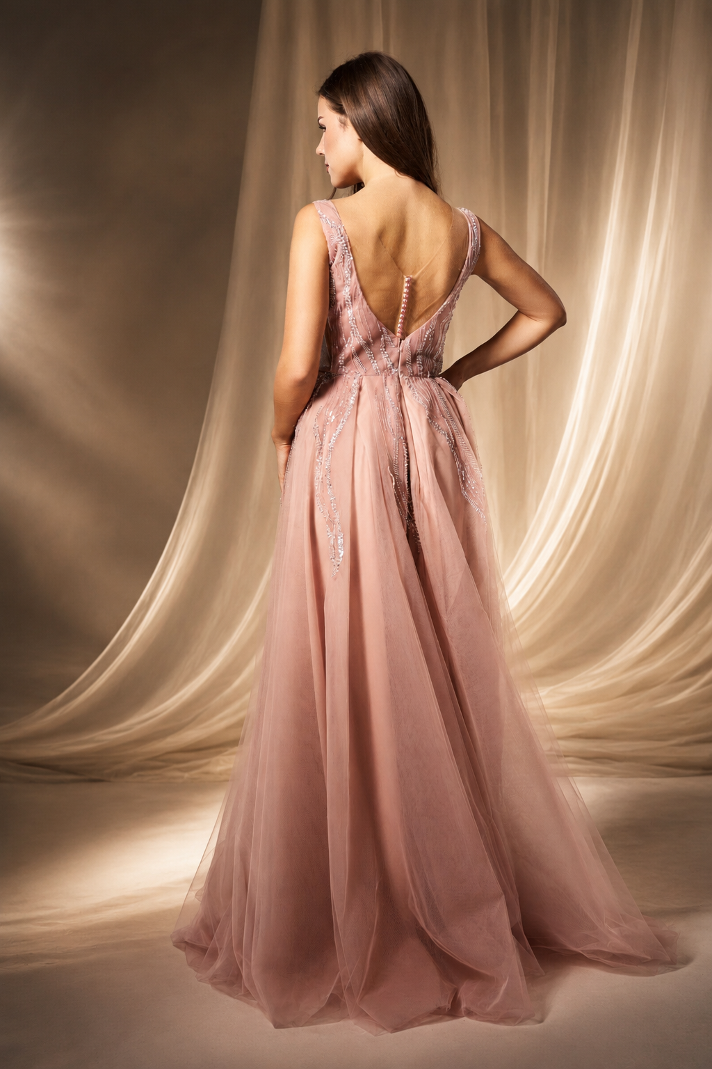Rochie eleganta din tulle Vaya