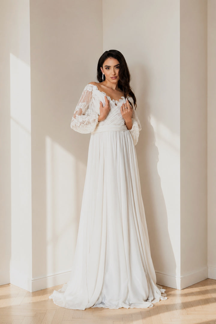 Rochie de mireasa boho chic Naina