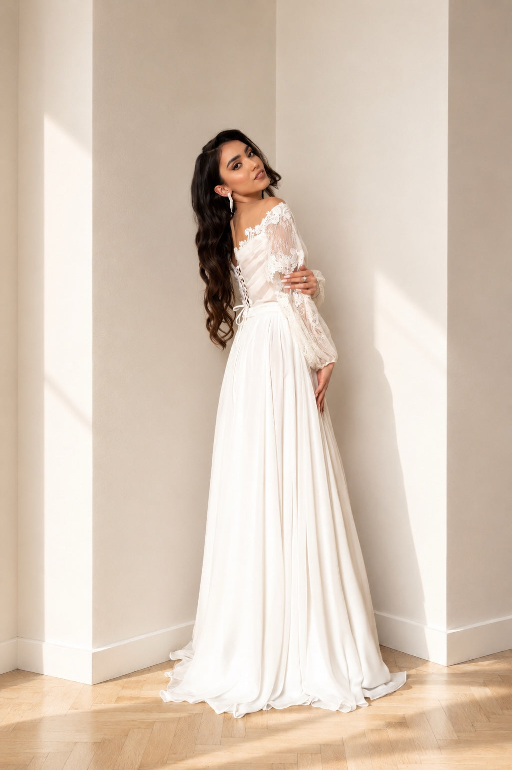 Rochie de mireasa boho chic Naina