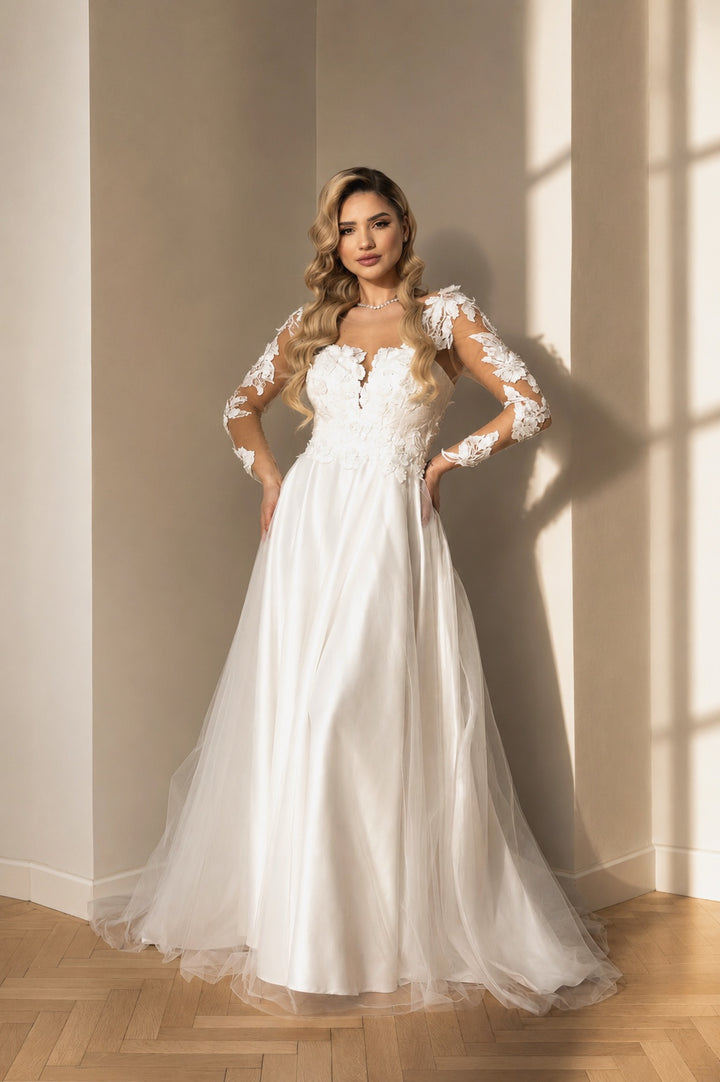 Rochie de mireasa clasica Caroline