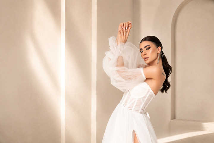 Rochie mireasa din tulle Despina