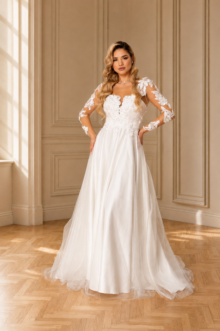 Rochie de mireasa clasica Caroline