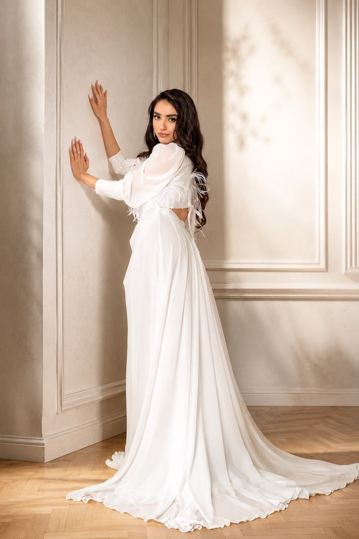 Rochie de mireasa din 2 piese Gazel