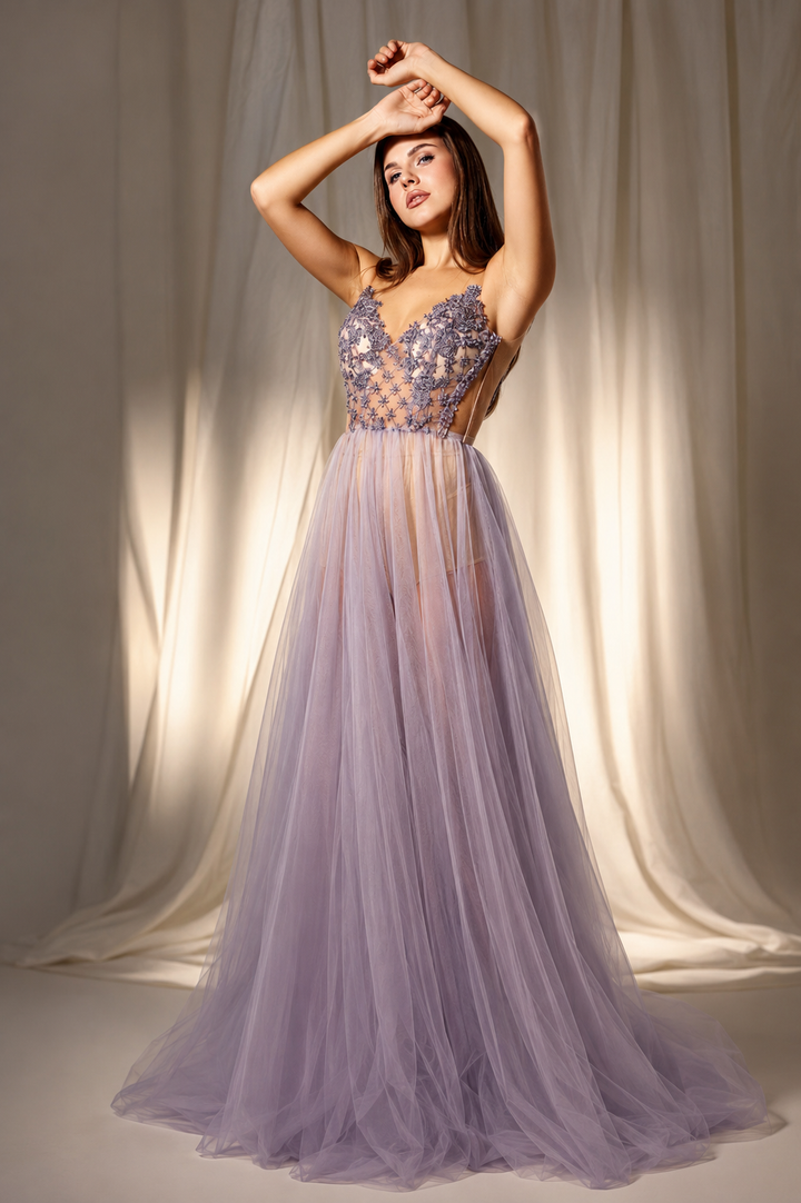 Rochie din tulle cu broderie Bella
