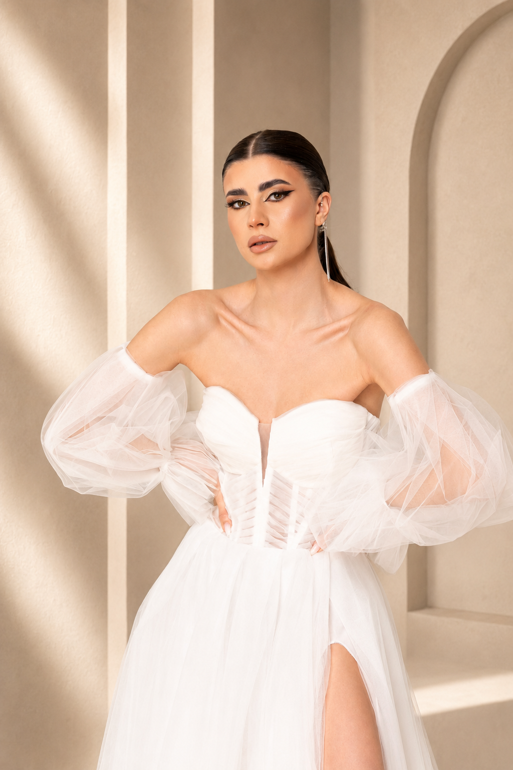 Rochie mireasa din tulle Despina