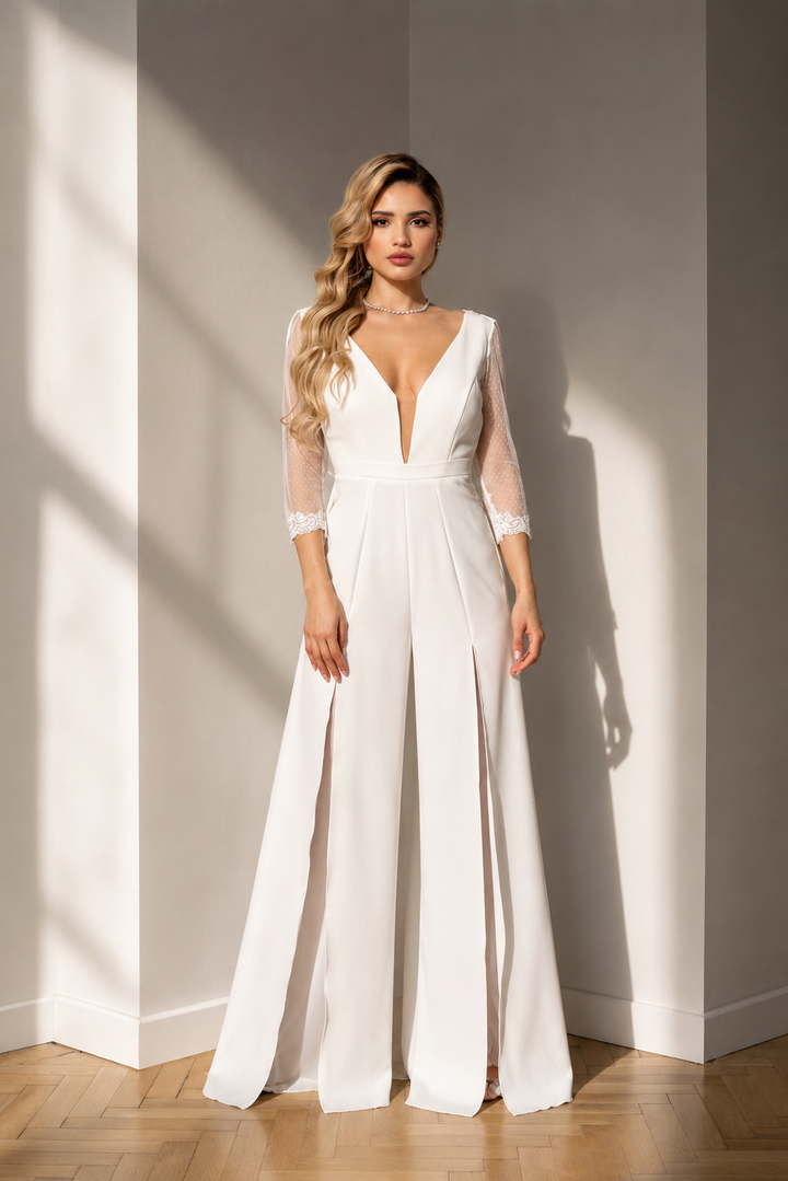 Barbara slit jumpsuit