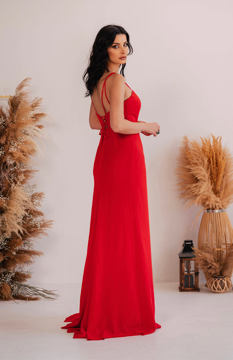 Evening dress on Fahra body
