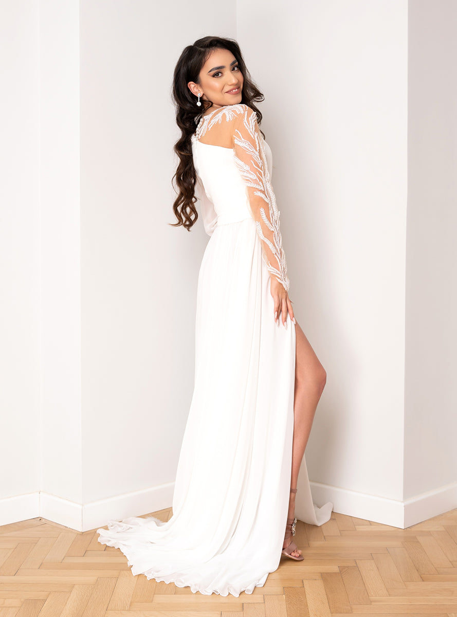 Athena veil wedding dress