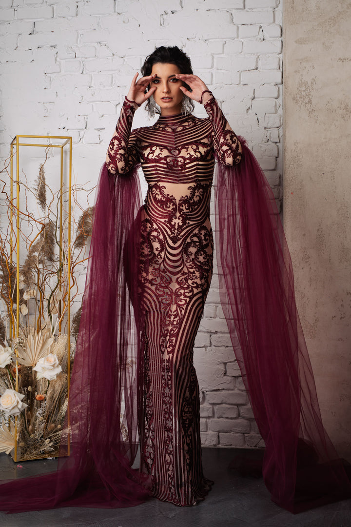 Ariadne lace occasion dress