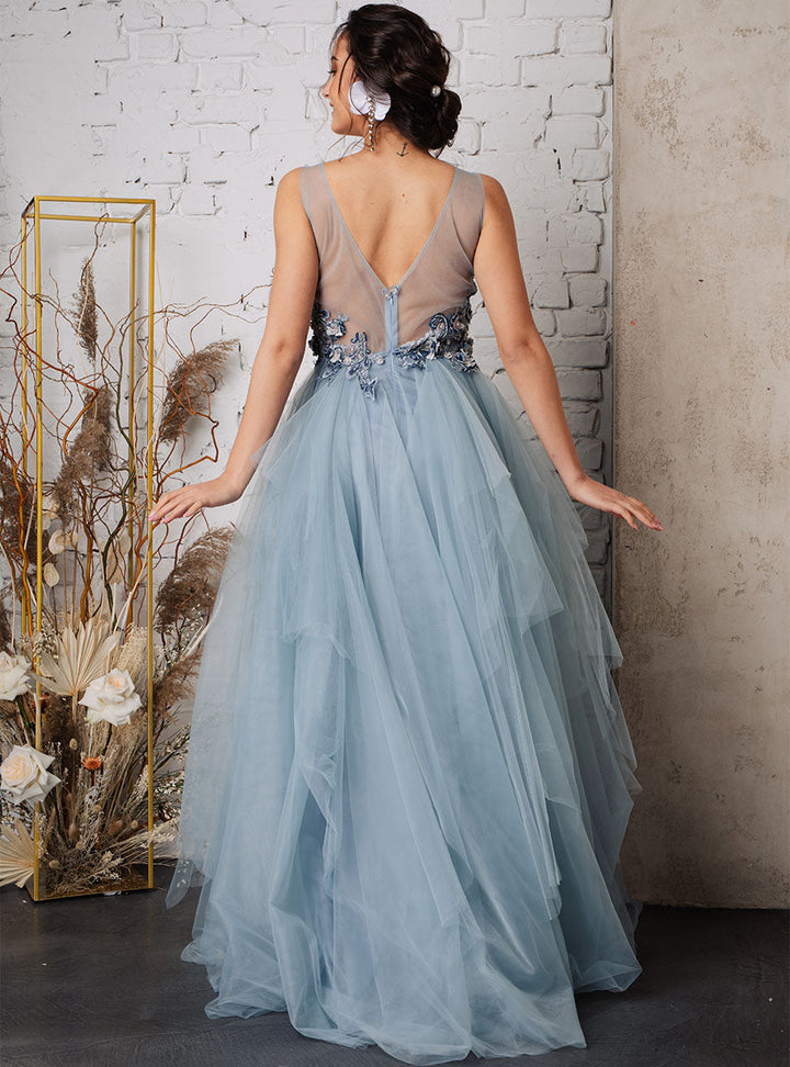 Verina tulle evening dress