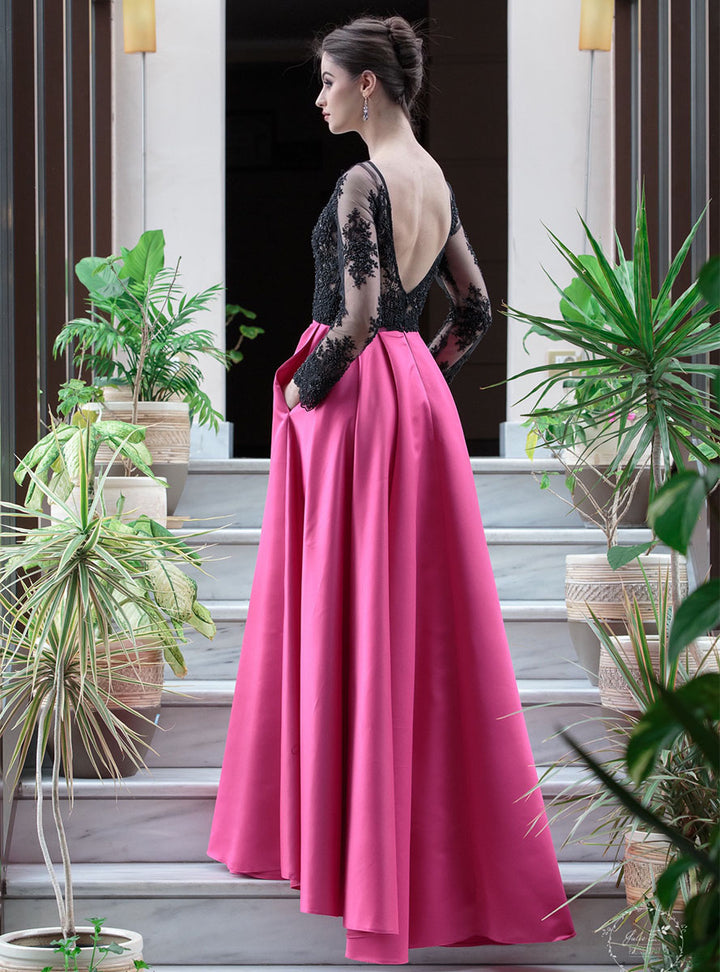 Evening dress with Vixia embroidery
