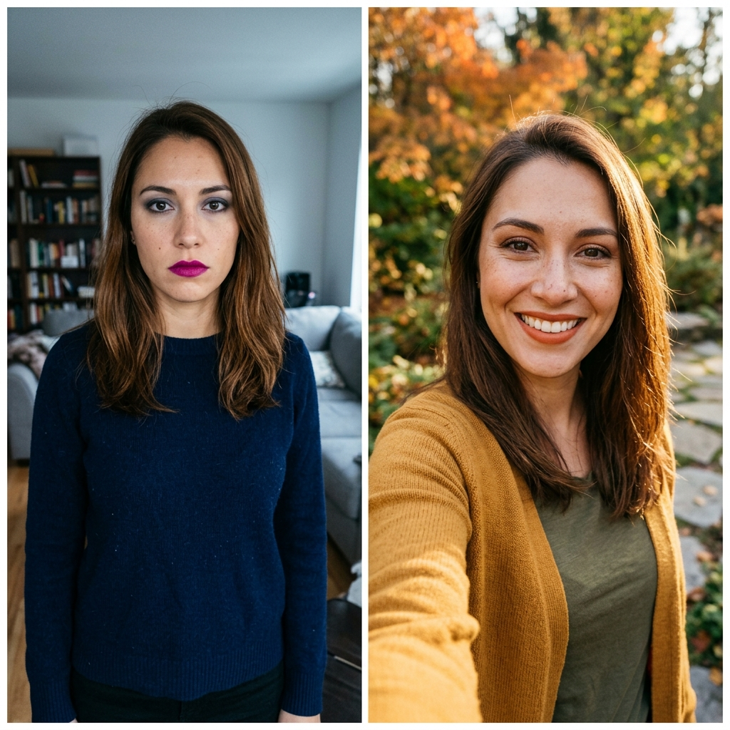 Before and after analiza cromatica 1